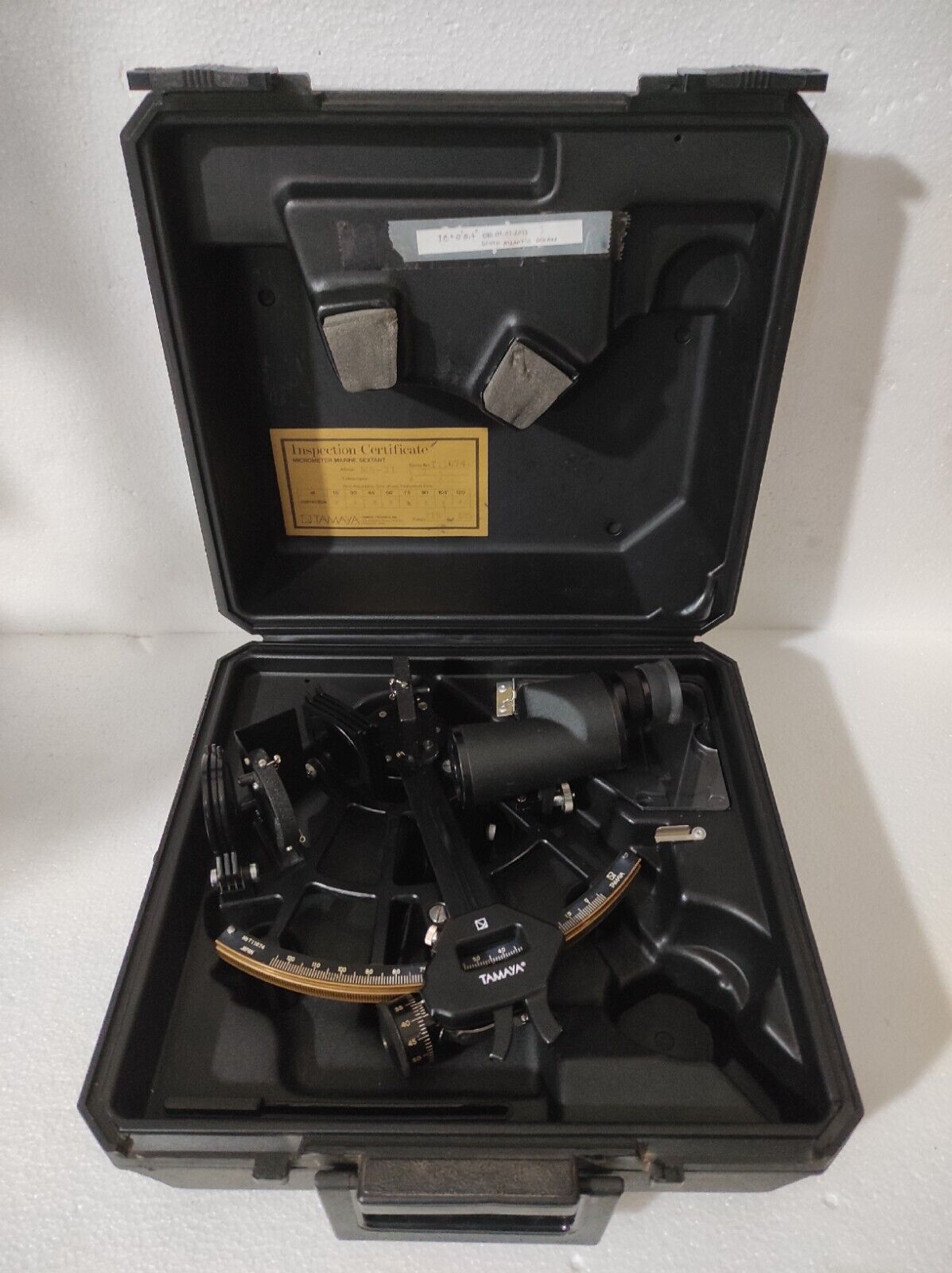 TAMAYA Sextant ms-2l / MS-2L Micrometer Nautical Navigational Instrument